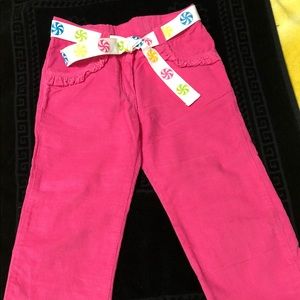 Cute pink girl pants